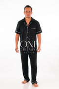 Pijama Color Negro Liso