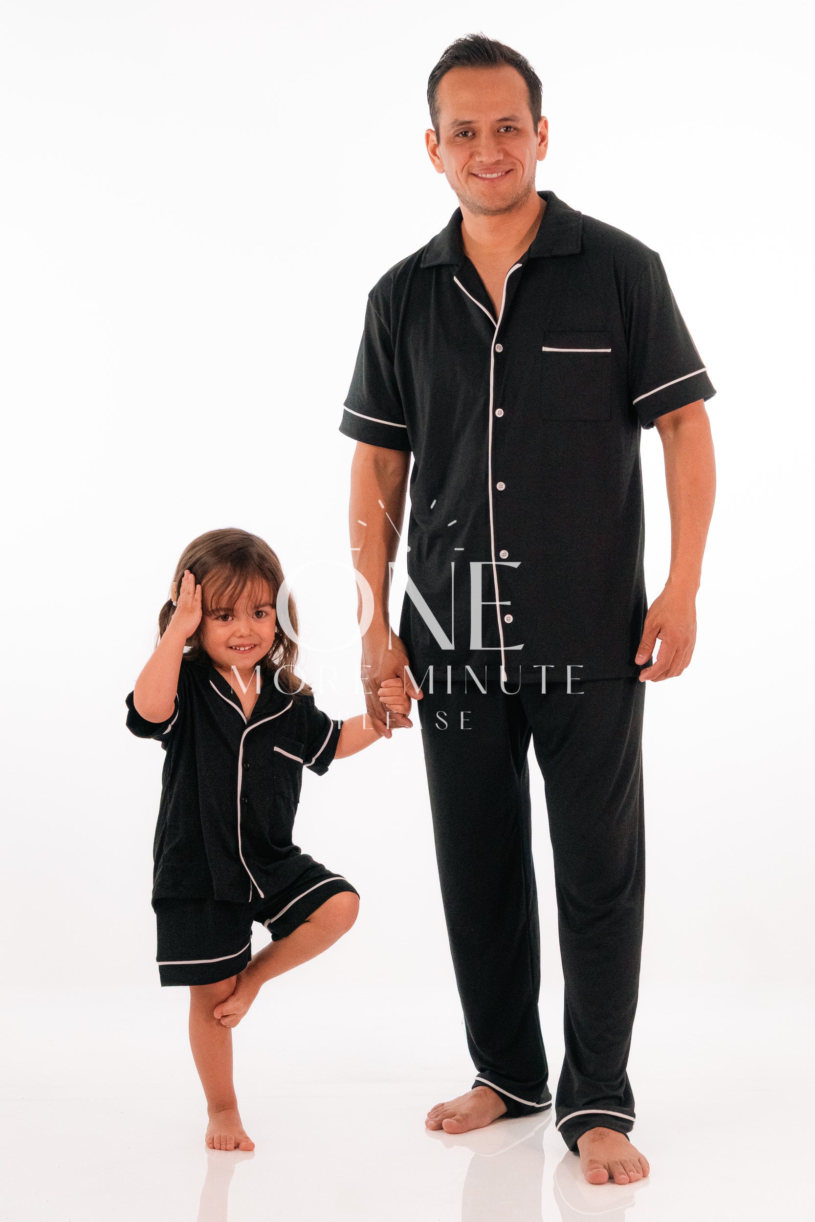 Pijama Color Negro Liso