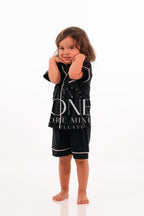 Pijama Color Negro Liso