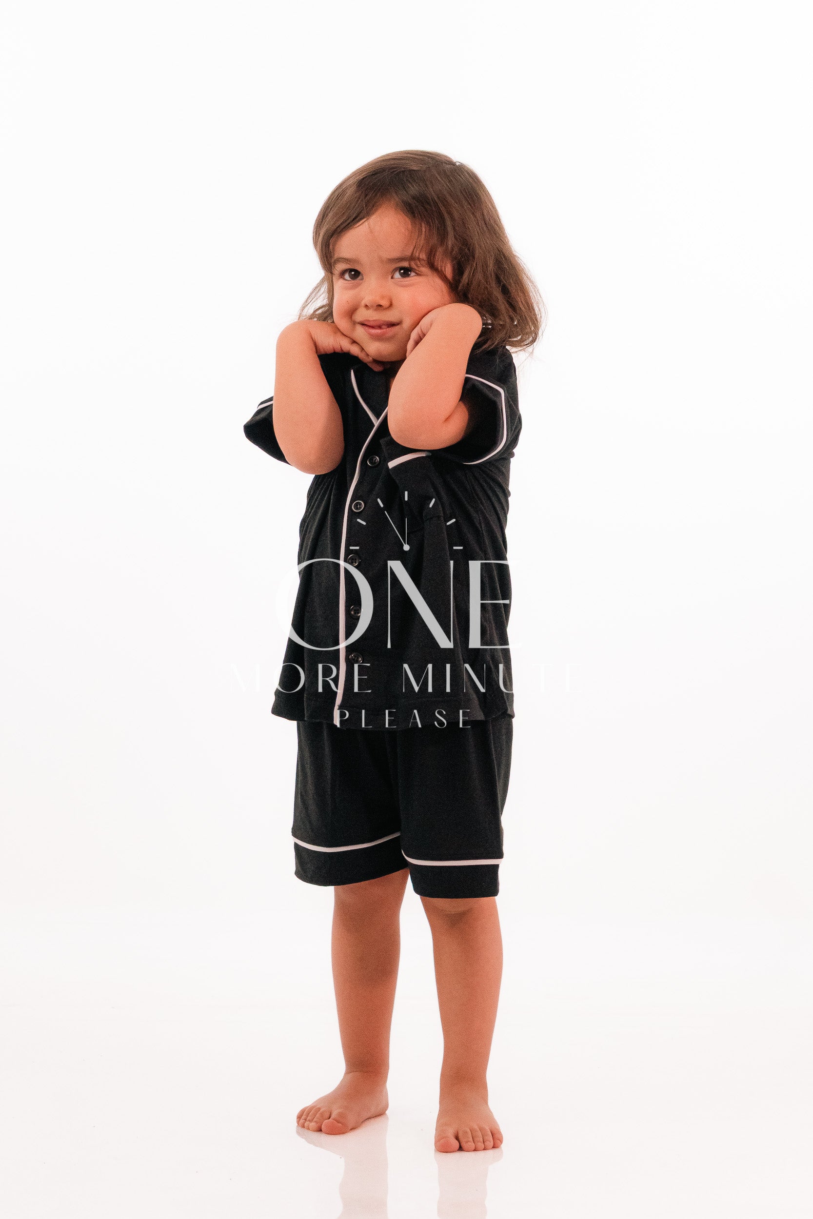 Pijama Color Negro Liso