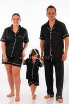 Pijama Color Negro Liso