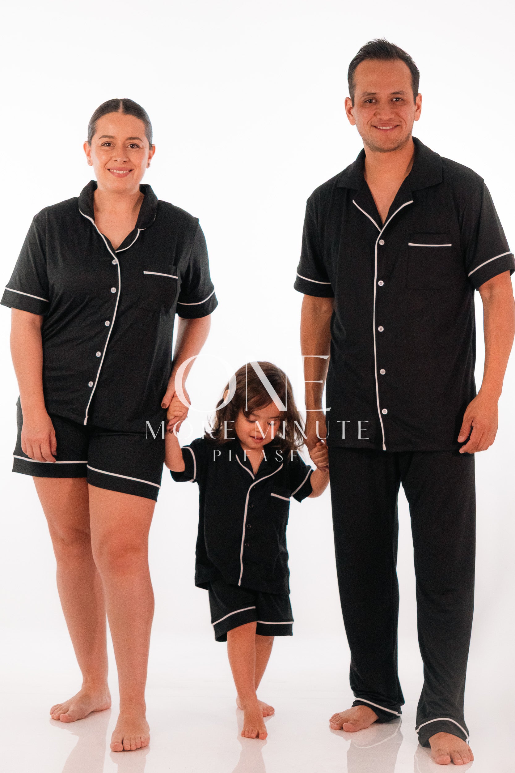 Pijama Color Negro Liso