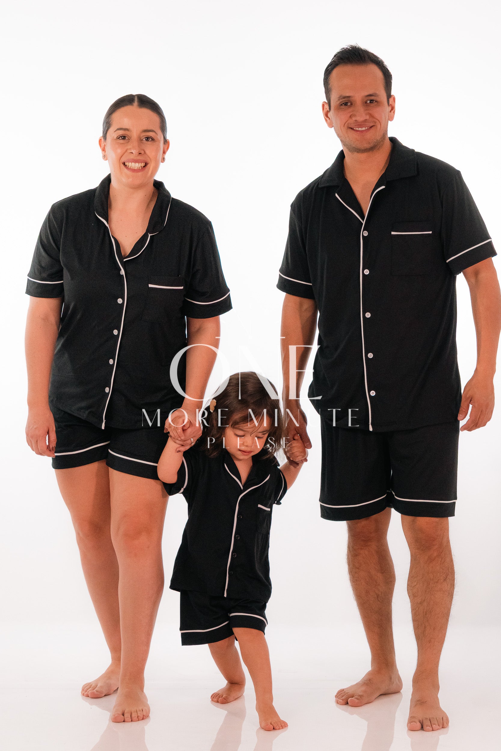 Pijama Color Negro Liso