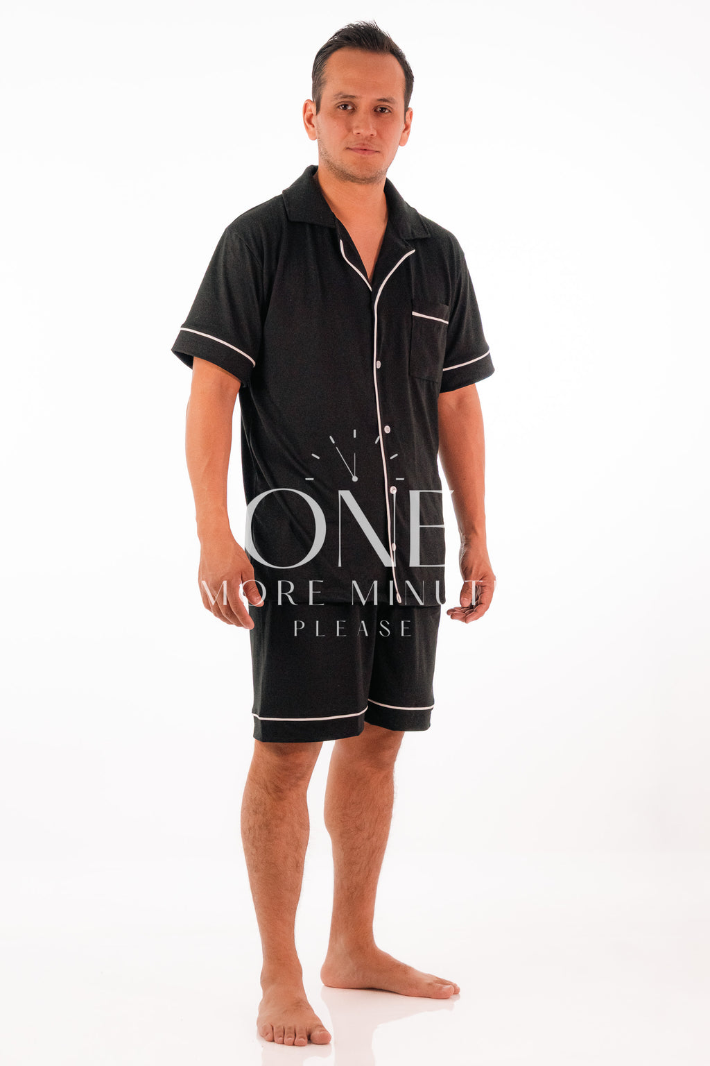 Pijama Color Negro Liso